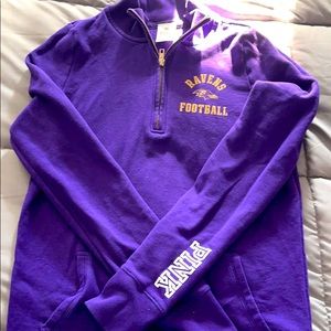 PINK Baltimore Raven zip up pullover